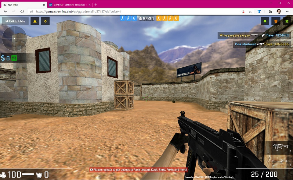 Play Counter Strike 1.6 Online
