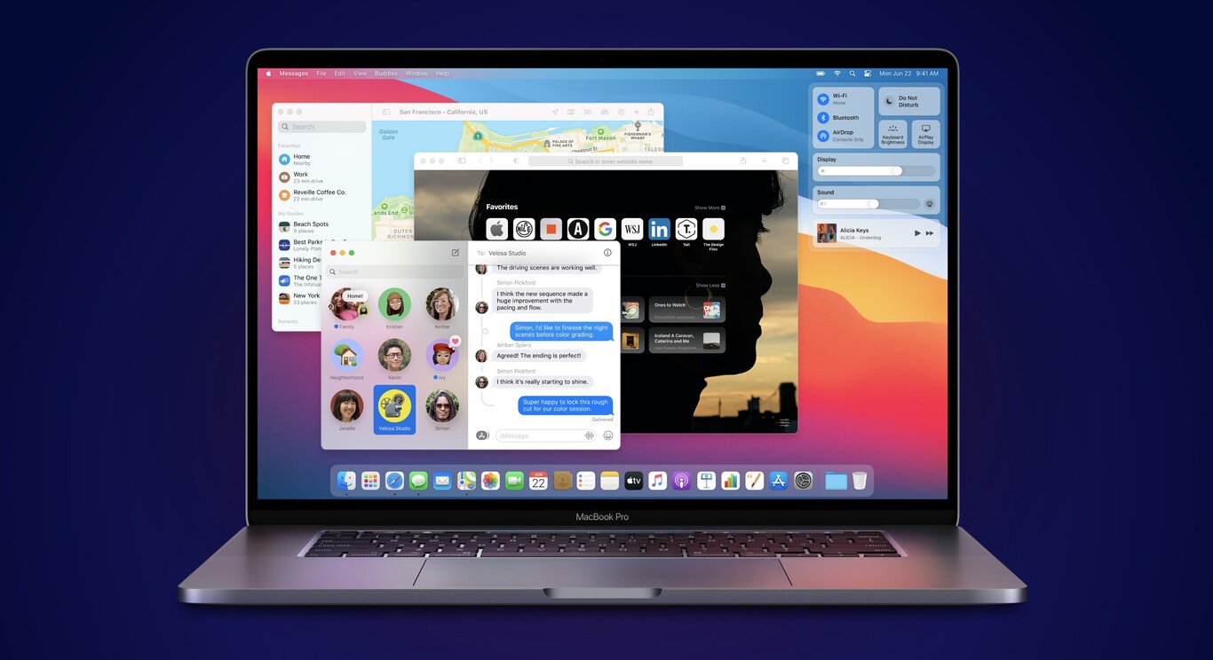 Apple launches macOS 11 Big Sur: interface redesign, new control and notification center and more