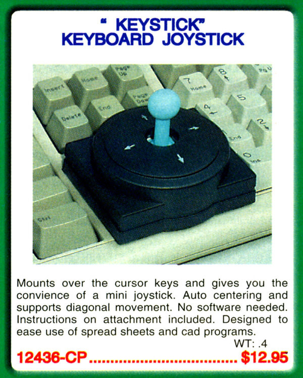 Keyboard advertising in magazines