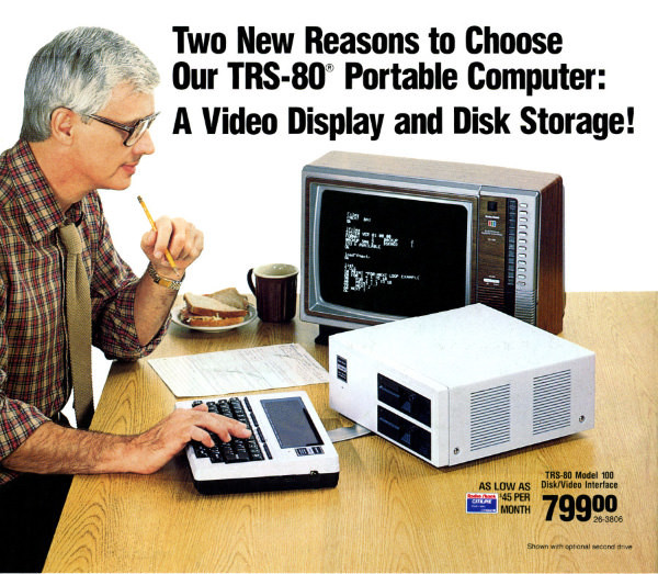 Portable computer disk storage