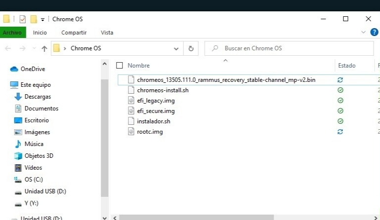 Chrome OS extract
