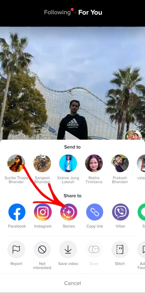 Upload videos to Instagram stories