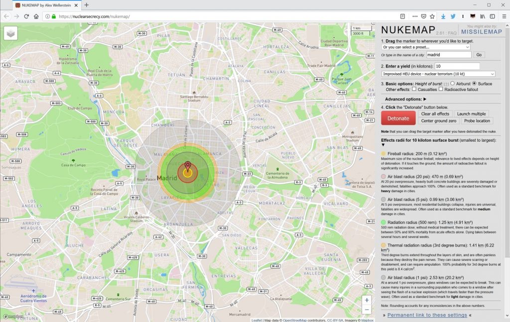 How to survive an atomic bomb, radioactive fallout