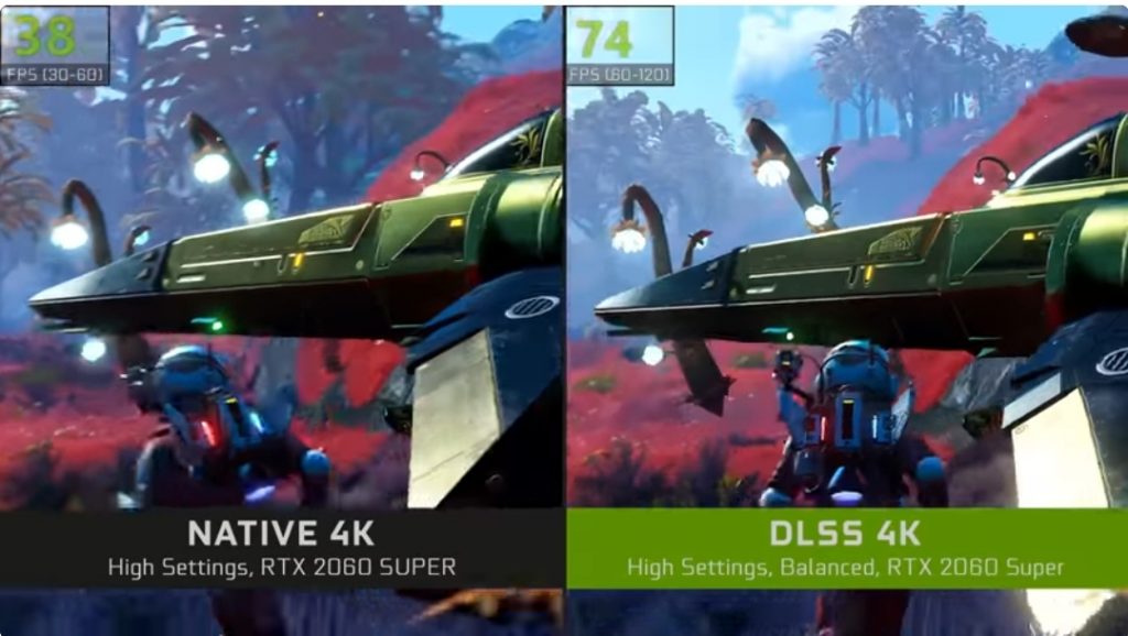 DLSS, No man's sky support DLSS virtual reality