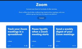 IFTTT can now help us automatic calls in zoom