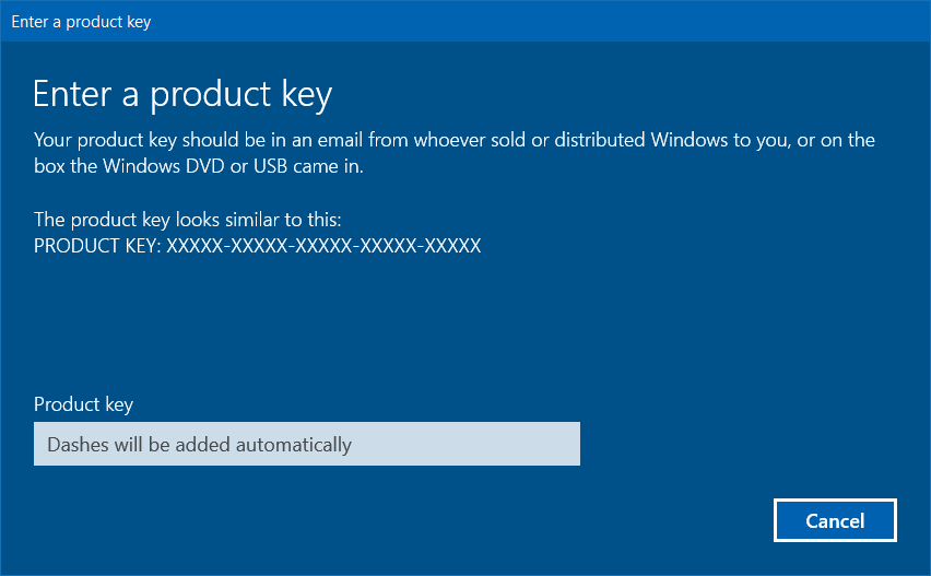 How to install Windows 10 without keys