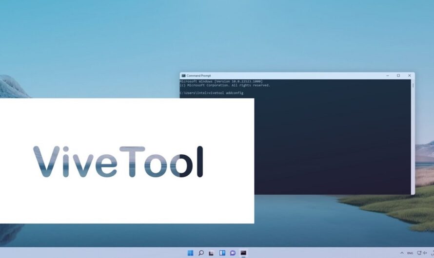 What is ViveTool and how to use it ?