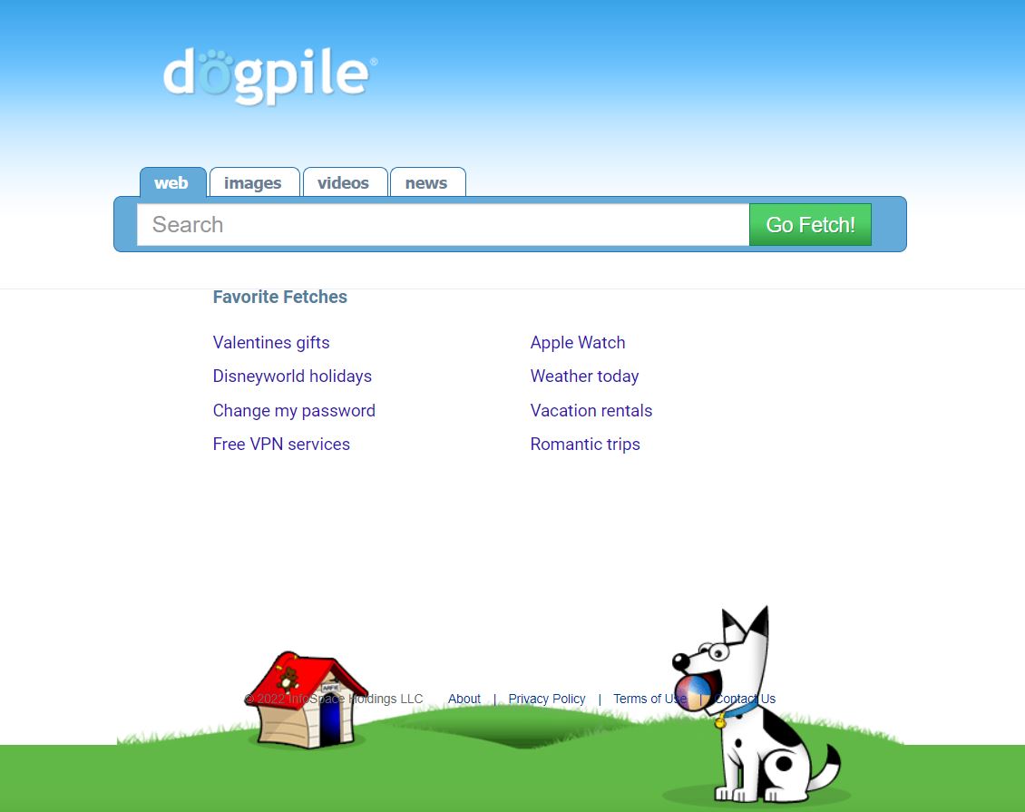 Dogpile search engine
