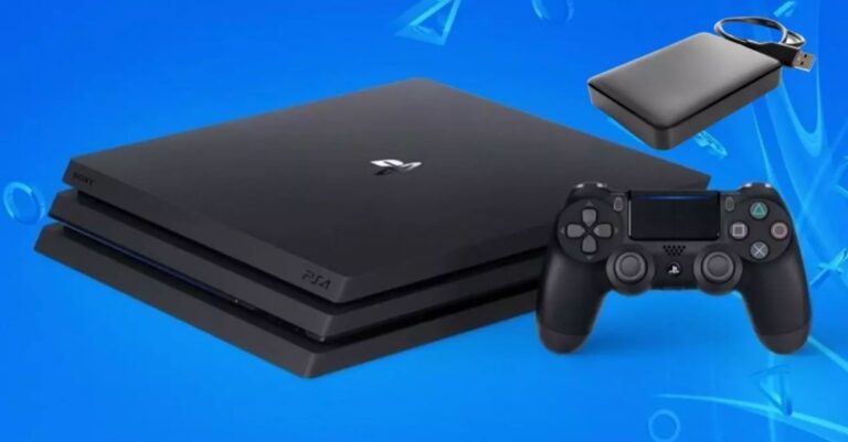 external hard drive on ps4 or ps5