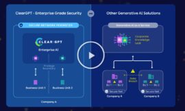 ClearGPT is an enterprise-grade generative AI platform that overcomes ChatGPT