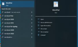 Microsoft removed Wordpad from Windows